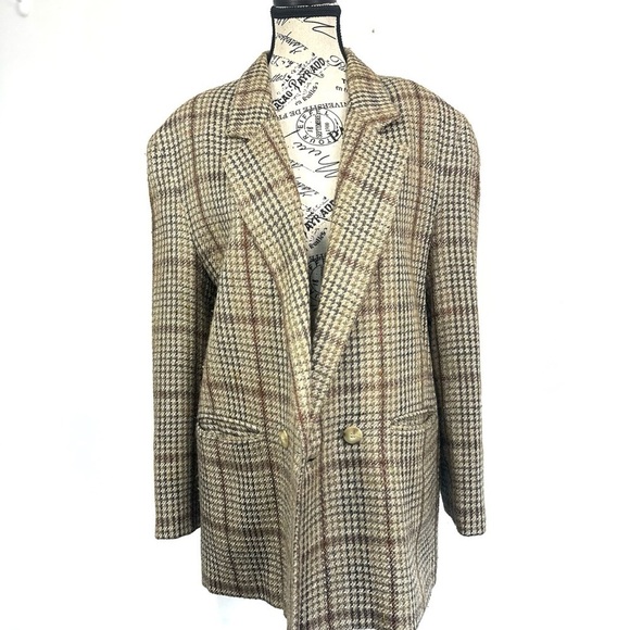 Vintage Pierre Balmain Houndstooth Blazer - Picture 3 of 14